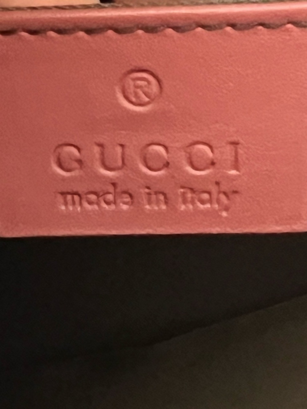 GUCCI *mint Floral GG Supreme Pouch in Pink/Burgundy W/ COA - Picture 15 of 16
